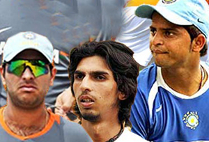 Raina, Ishant sharma and Yuvraj back